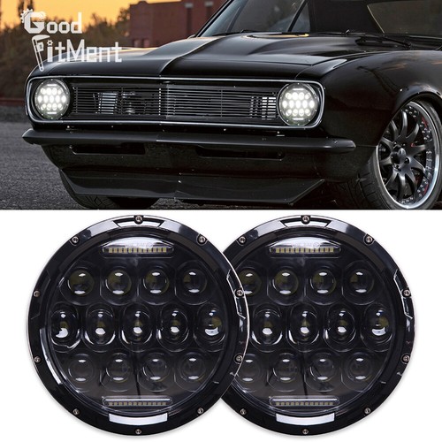 Pair inch led headlight - inch, drl