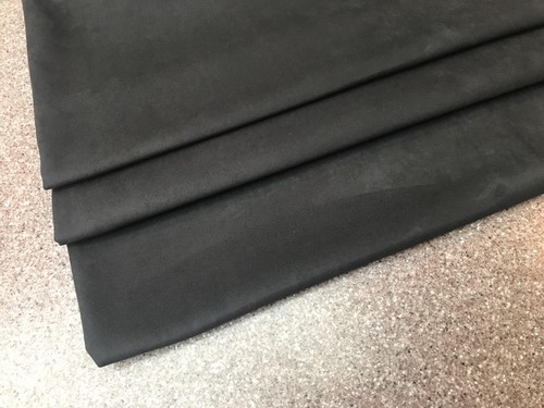 Premium quality black suede - quality,