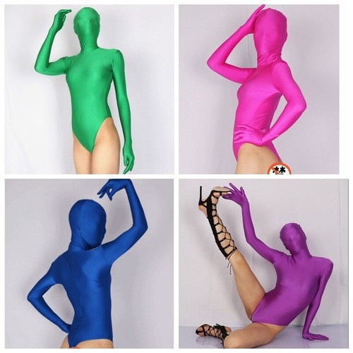 Unisex spandex bodysuit hood - unisex,