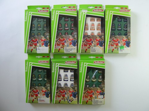 Job lot boxed - 7x, subbuteo