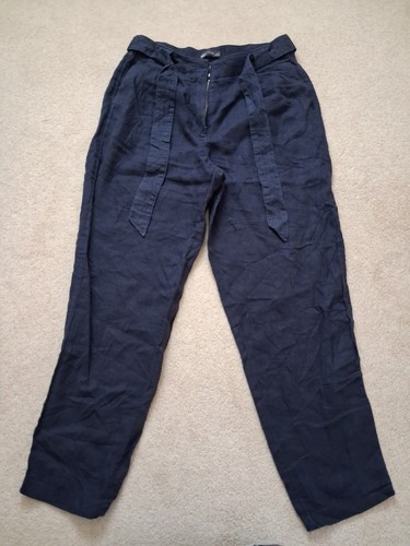 Women linen trousers - m&s,