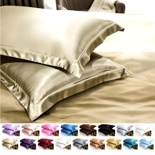 2pcs silk pillowcase - silk, 100%