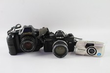 Canon T90, Minolta X-700 & Olympus Stylus Epic Zoom 80 CF 35mm Film Cameras