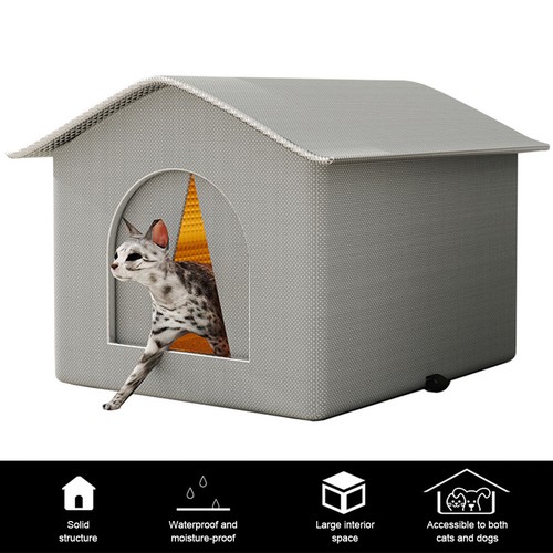 Outdoor cat house weatherproof - cat,