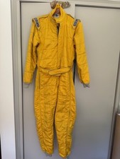 Sparco yellow with grey piping race suit - Size 54