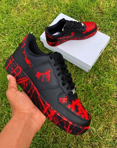 Air force custom black - custom, shoes