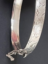 STERLING 925 SILVER Engraved