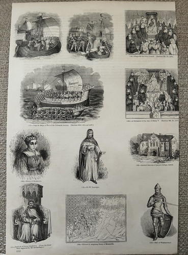 Antique print henry - print,
