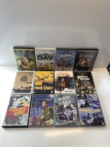War films dvd bundle - 12, job