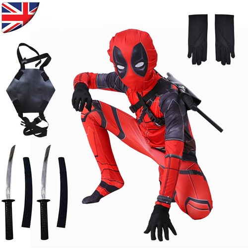 Deadpool costume cosplay - costume, kids