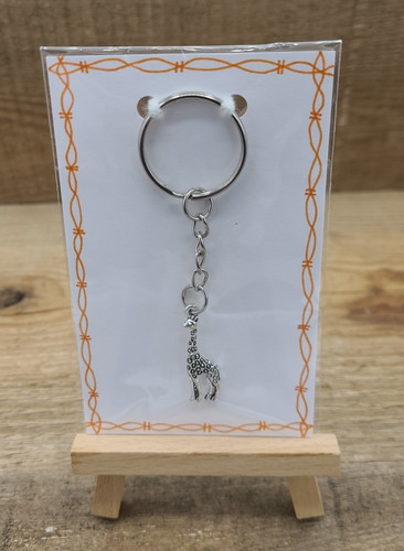 Handmade cute giraffe - handmade, keyring