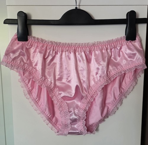 Satin ruffle frilly knickers - satin,