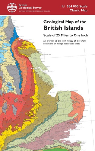 Geological map british - map,