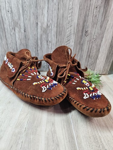 Vintage leather beaded - vintage,