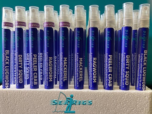 Sea fishing bait spray - fishing,