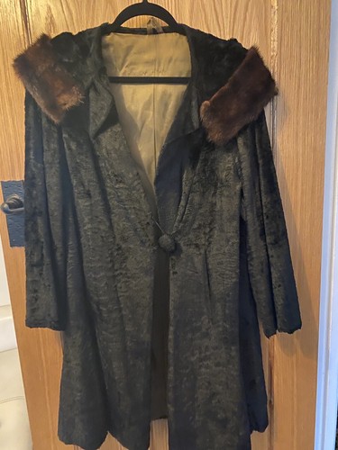 Vintage astrakhan fur - fur, coat