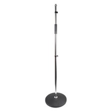 Pulse Heavy Duty Professional Upright Microphone Stand 'Retro' Chrome Mic Stand