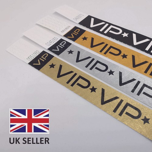 Vip 19mm tyvek wristbands - vip,