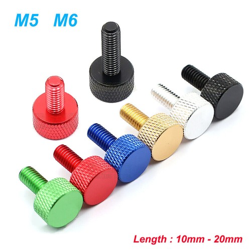Thumb screw aluminum - m5, m6
