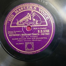 78 rpm GLENN MILLER story of a