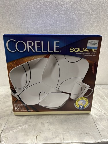 New corelle simple lines - new,