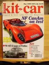 CAR AUTO MOTORING MAG KIT CAR MAY 1999 CANAM SHOESTRING TRIKE JUST A TAD