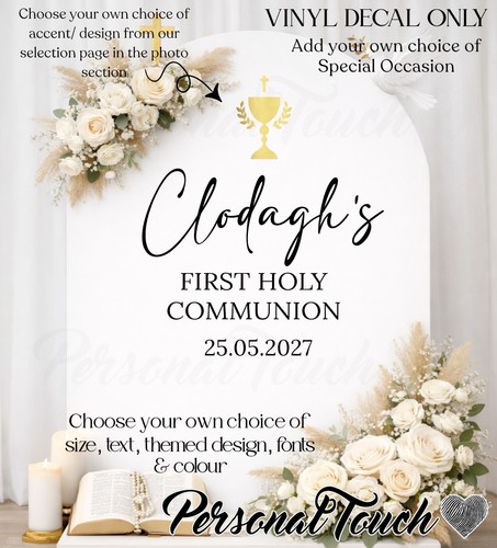 Personalised holy communion - personalised,