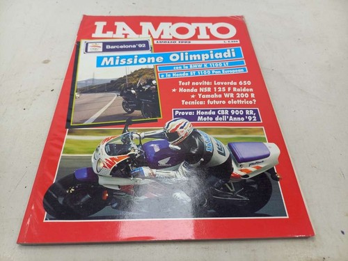 The motorcycle july 1992 honda - july,