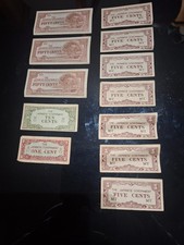WW2 Japanese invasion Money bank notes