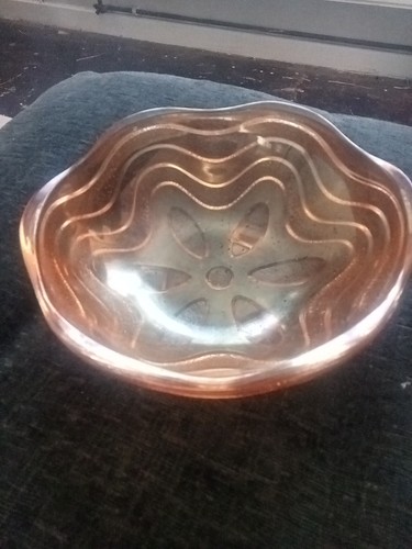 Carnival glass bowl - carnival,