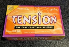 Tension: The Zany Crazy Naming Game by Cheatwell Games Complete Party Board Game