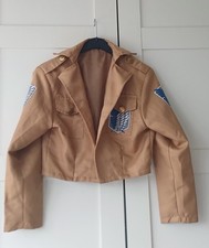 Attack on Titan AOT Cosplay Jacket Eren Levi Legion Coat Ladies Small 10 Kids