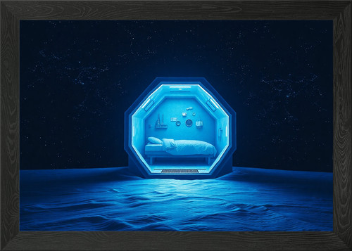Cryo sleep chamber glowing - chamber,