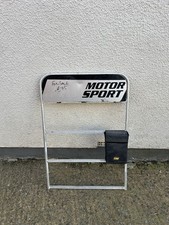 Omp Aluminium 3 Row Pit Board & number set track day race bike Bsb Bemsee Ng 