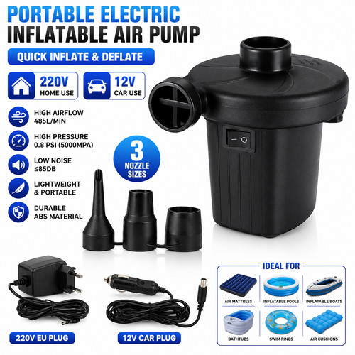 Air pump electric - air, inflatable