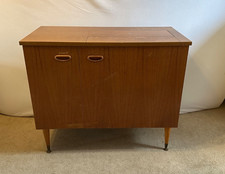 Vintage 1960's Cabinet or Sewing Table with 2 drawers Size 35" x 17.5" x 29.5"