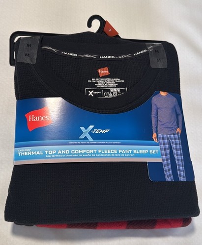 Hanes thermal pajamas mens - pajamas,