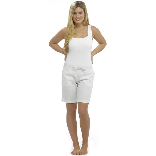 Womens shorts linen ladies - shorts,