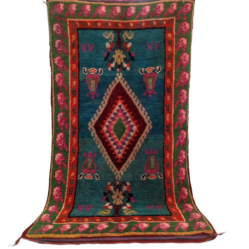 Vintage moroccan azilal - vintage, rug
