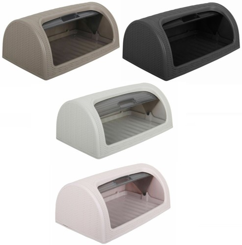 Plastic bread bin with - bread,