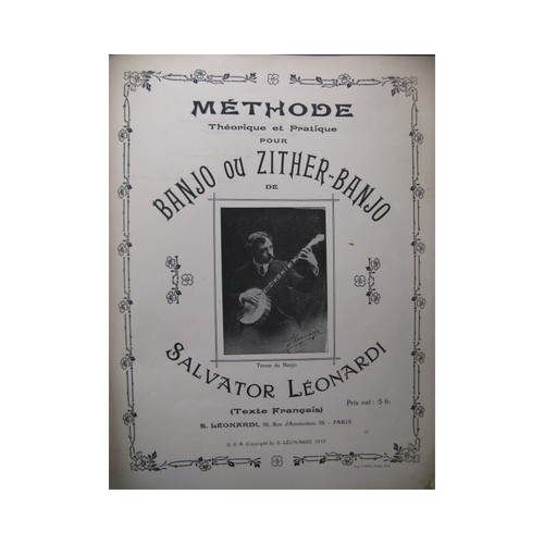 Leonardi salvator method banjo - salvator,