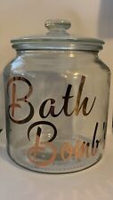 Bath Bomb storage jar Mrs