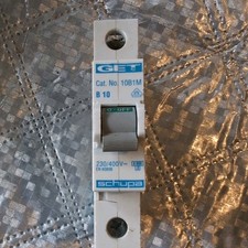GET Schupa 10B1M 10A Type B Single Pole MCB Circuit Breaker – 6kA, 230V