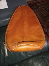 NICE RETRO BABY BEAU TAN FAUX LEATHER ZIPPED BABY BOTTLE HOLDER, VGC