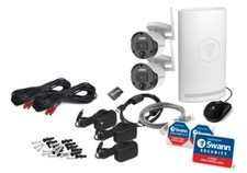 Swann SWNVK-500SD2 CCTV Kit 4 Channel NVR Upto 128gb Micro SD 1080p WiFi Cameras
