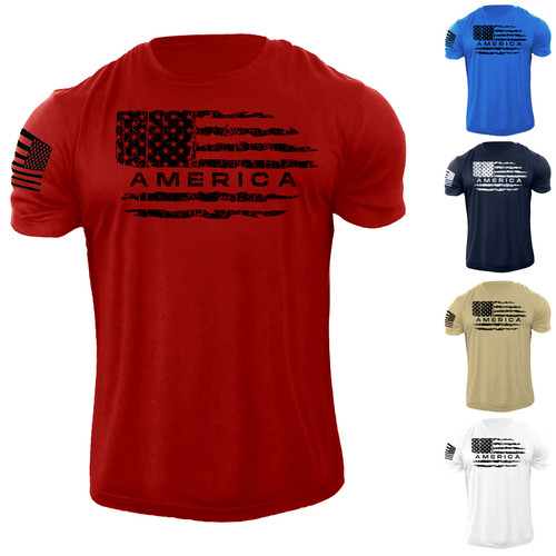 Men american flag - american,