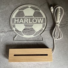 Harlow football night light - night, 3d