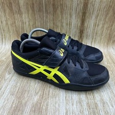 Asics Hyper Throw Shot Put Discus Men's Size 9 Black Yellow Throwing Shoes G507Y