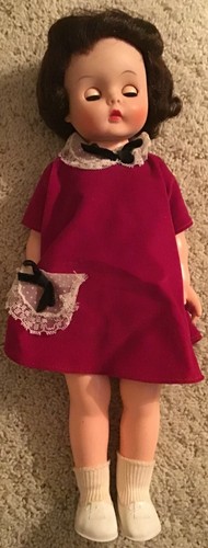 Vintage girl doll brown - girl, 15