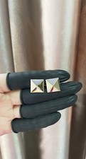 SOLID 18CT 2 TONE GOLD PLATED